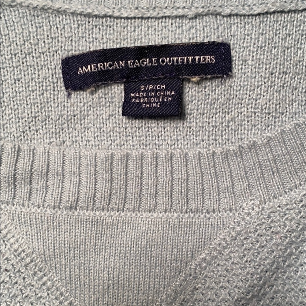 Crew neck American Eagle blue sweater